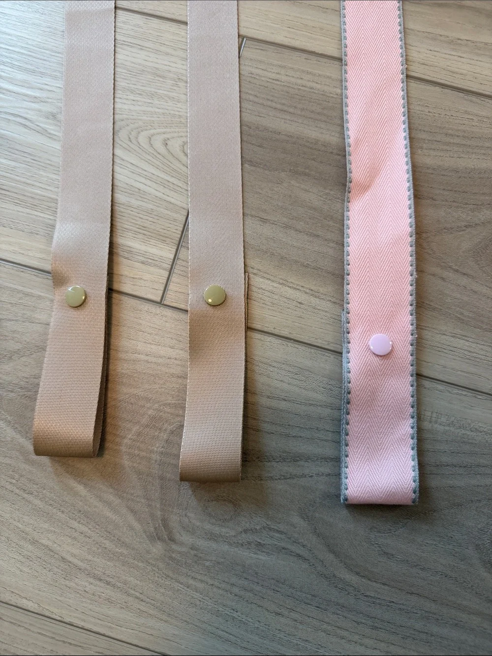 Kids Neutral and Pink hair accessories Clip Straps